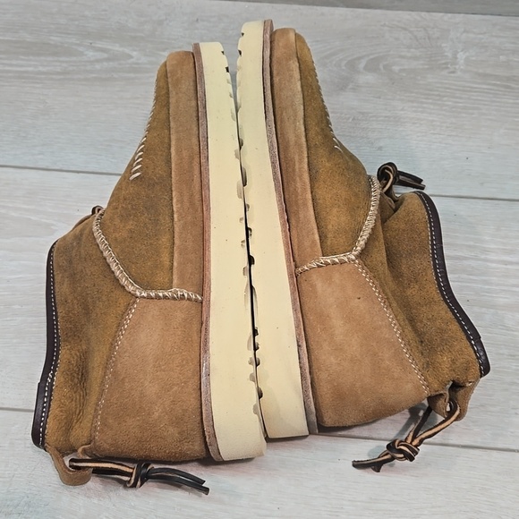 UGG Men\'s Ankle Brown Sheepskin Suede Boots Platform Shoes Sz 7 main image 10